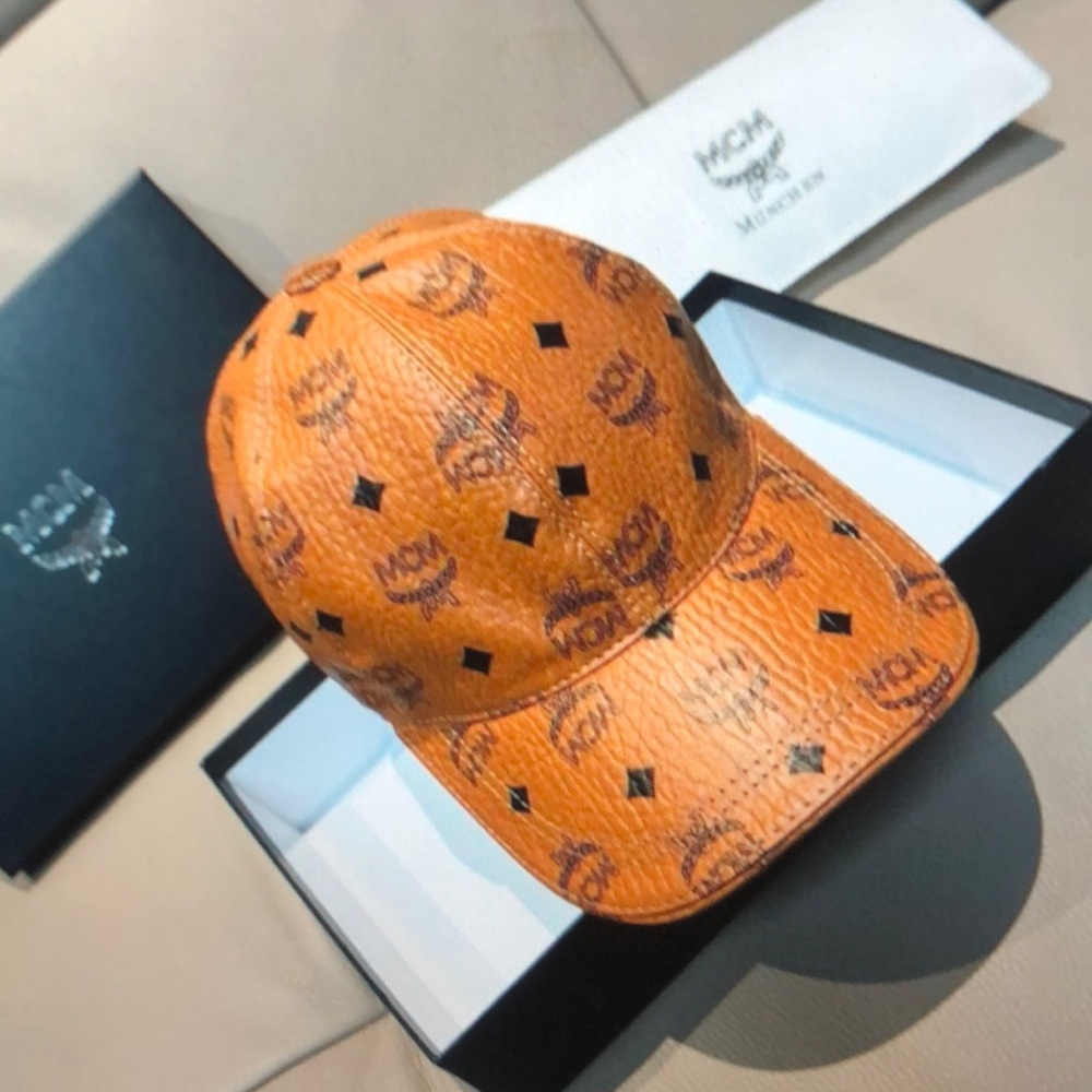 MCM Brown Signature Hat
